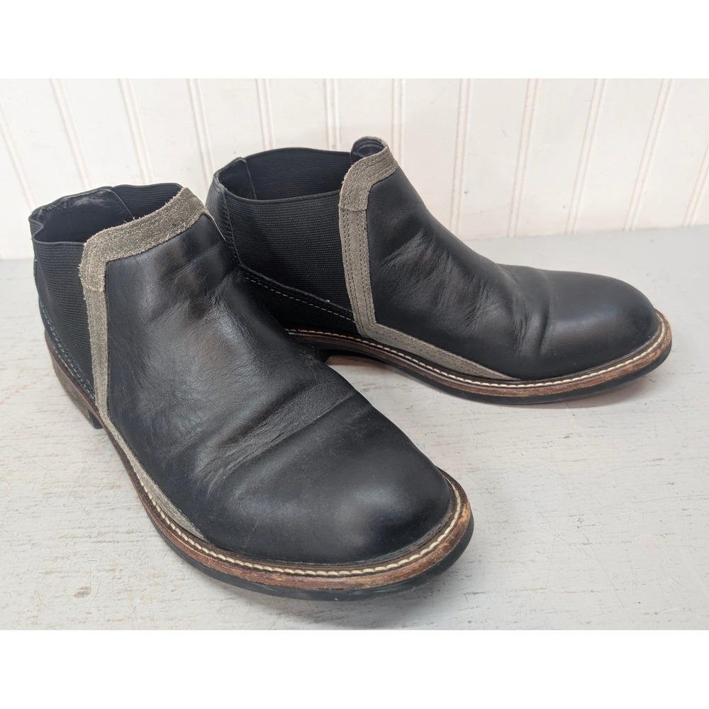 Naot Director Chelsea Boots Men's 9 EU 42 Black Leather Slip On Casual Shoes